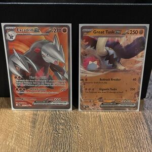 Pokemon Card Game - Red and Purple EX Cards